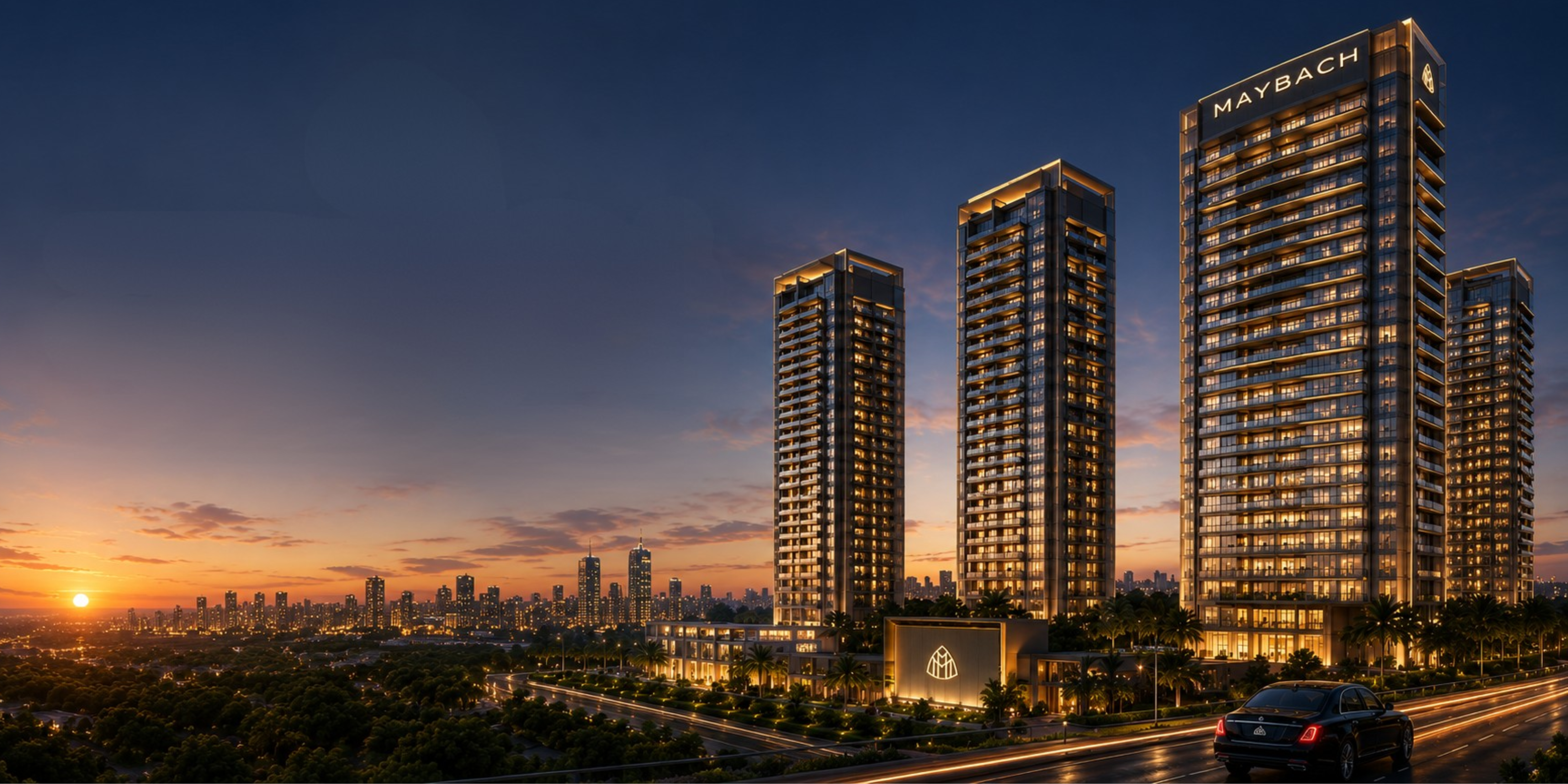 M3M Maybach Residences Sector 58 Gurgaon Elevation View