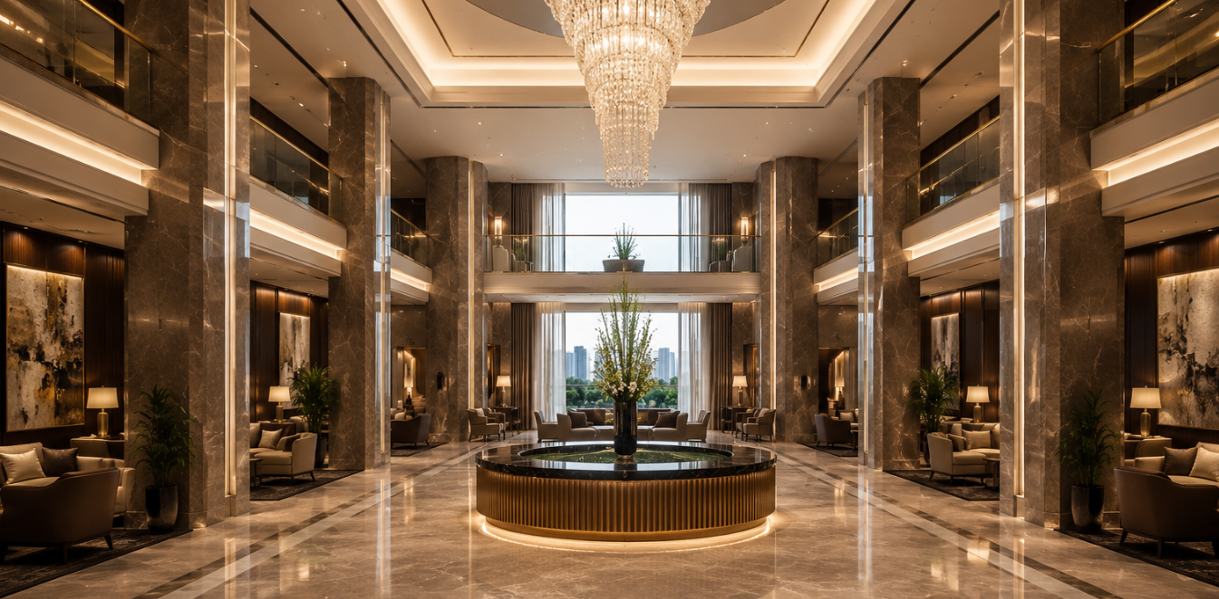 Landscaped Greens and Forest Grove at M3M Maybach Residences Sector 58 Gurgaon